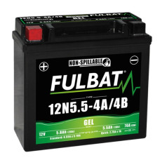 Fulbat 12N5.5-4A/4B GEL 12V 5,5Ah 70A