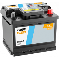 Exide Excell 12V 50Ah 450A EB500
