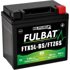 Fulbat FTX5L-BS GEL 12V 5Ah 90A